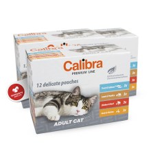 Calibra Cat Premium Multipack kapsiček Adult 12 ks