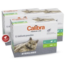 Calibra Cat Premium Multipack kapsiček Sterilised 12 ks
