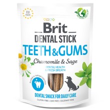 Brit Care Dog Dental Stick Teeth & Gums with Chamomile & Sage 7 ks