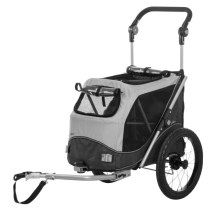 Trixie vozík za kolo pro psy rychloskládací vel. L (PŘEDVÁDĚCÍ MODEL)
