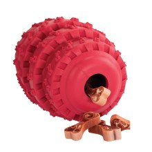 Hip Hop Rolling Tires hračka na pamlsky MIX barev 12 cm