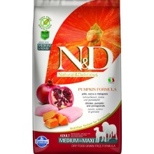 N&D GF Pumpkin Dog Adult M/L Chicken & Pomegranate 12 kg
