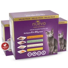 Kapsičky pro kočky Nuevo Adult Multipack 8 ks