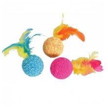Zolux Elastic Ball hračka pro kočky MIX barev 11 cm