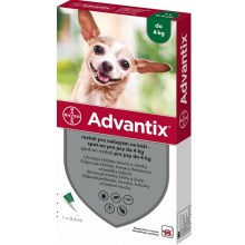 Advantix spot-on 1x0,4 ml pro psy do 4 kg