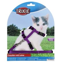 Nylonový postroj pro koťata jednobarevný 19-31 cm/8mm Trixie