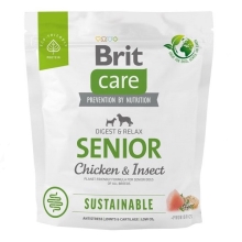 Brit Care Dog Sustainable Senior Chicken & Insect 1 kg