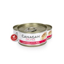 Canagan Cat konzerva kuře s hovězím 75 g