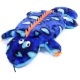 Gekon s 2 pískátky - 33cm modrý ARCHIV