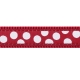 Red Dingo přepínací vodítko White Spots on Red vel. M 2 m