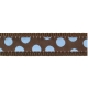 Vodítko Red Dingo XS 1,8 m Blue Spots on Brown ARCHIV