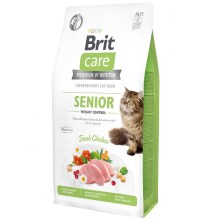 Brit Care Cat Grain-Free Senior Weight Control 7 kg EXP 8.6.2024