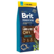 Brit Premium by Nature Sensitive Lamb 15+3 kg ZDARMA