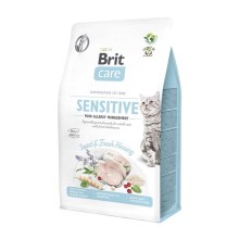 Brit Care Cat Grain-Free Sensitive with Insect 400 g SET 1+1 ZDARMA