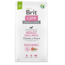 Brit Care Dog Sustainable Adult Small Breed Chicken & Insect 7 kg EXP 30.5.2024