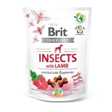 Funkční pamlsky Brit Care Dog Insects with Lamb & Raspberries 200 g 
