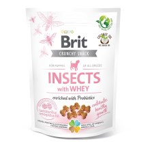 Funkční pamlsky Brit Care Dog Puppy Insects with Whey & Probiotics 200 g 