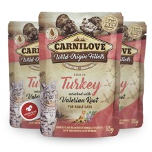 Carnilove Cat Pouch Rich in Turkey with Valerian 85 g