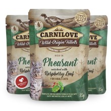 Carnilove Cat Pouch Rich in Pheasant with Raspberry Leaves 85 g
