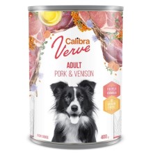 Calibra Dog Verve konzerva GF Adult Pork & Venison 400 g