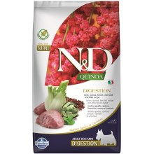 N&D GF Quinoa Dog Digestion Mini Lamb & Fennel 2,5 kg