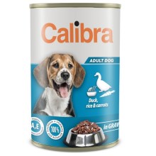 Calibra Dog konzerva Duck, Rice & Carrots in Gravy 1240 g 