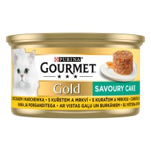 Gourmet Gold konzerva Savoury Cake s kuřetem a mrkví 85 g