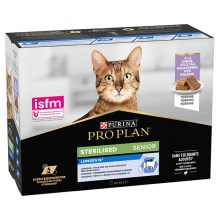 Pro Plan Cat Multipack Sterilised Senior terina s krůtou 10x 75 g