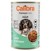 Calibra Dog Premium konzerva Lamb & Chicken 1240 g 
