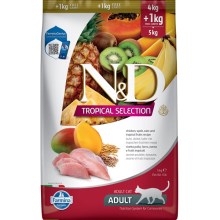 N&D Tropical Selection Cat Adult Chicken 4+1 kg