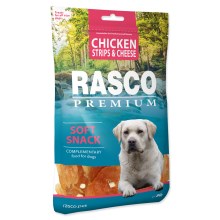 Pochoutka Rasco Premium kuřecí proužky se sýrem 80 g