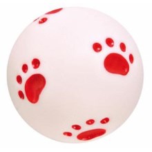 Trixie míč s červenými tlapkami 10 cm