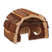 Domek Small Animal Hobit dřevěný 15 x 10 x 9 cm