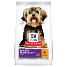 Hill's SP Dog Adult Sensitive Stomach & Skin Small & Mini Chicken 1,5 kg