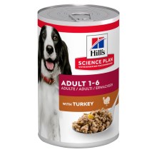 Hill's SP Dog Adult Turkey konzerva SET 6x 370 g