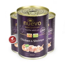 Nuevo Cat konzerva Adult Chicken & Shrimps 400 g