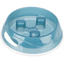 Plastová miska proti hltání jídla MIX barev 0,45 l/20 cm