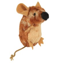 Stojící pískací plyšová myš s catnipem 8 cm Trixie