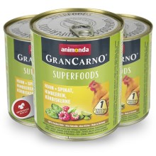 Konzerva Animonda GranCarno Superfoods kuře a maliny 800 g