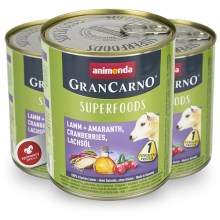 Konzerva Animonda GranCarno Superfoods jehněčí a brusinky 800 g