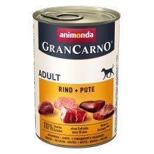 Konzerva Animonda GranCarno hovězí + krůta 400 g