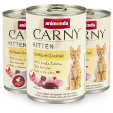 Konzerva Animonda Carny Kitten drůbeží koktejl 400 g