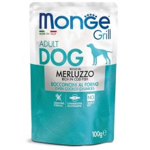 Monge Dog Grill kapsička s treskou 100 g