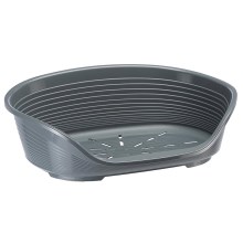 Plastový pelech Ferplast Siesta Deluxe 10 tmavě šedý