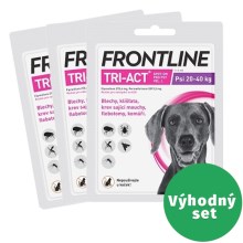 Frontline Tri-Act spot-on pro psy SET 3x L (20-40 kg)