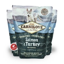 Carnilove Dog Salmon & Turkey for Puppies 1,5 kg