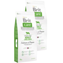 Brit Care Dog Grain-free Adult LB Salmon & Potato SET 2x 12 kg