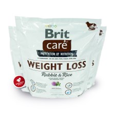 Brit Care Dog Weight Loss Rabbit & Rice 1 kg