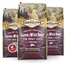 Carnilove Cat Lamb & Wild Boar Adult Sterilised 6 kg
