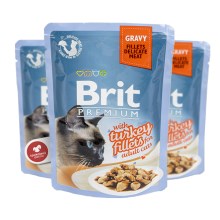 Brit Premium Cat Fillets in Gravy with Turkey 85 g